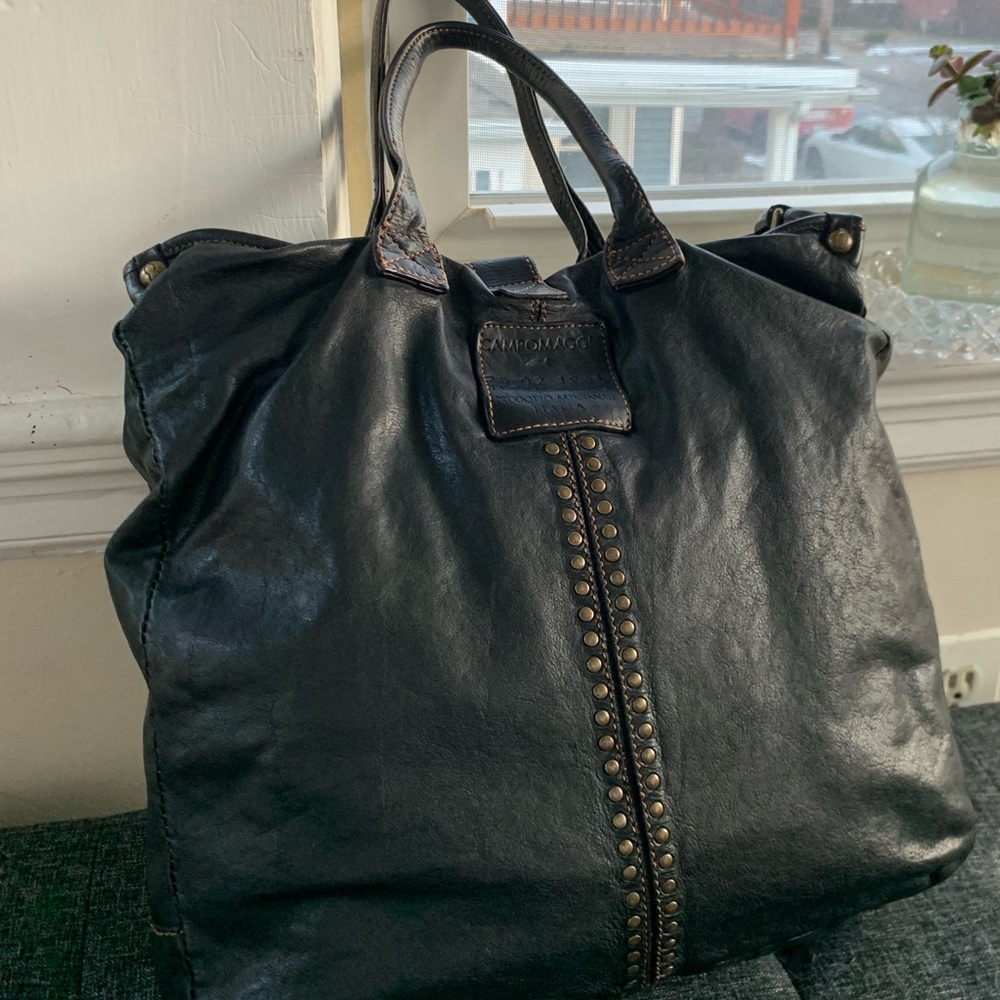 Campomaggi Studded Shopper Leather Totebag